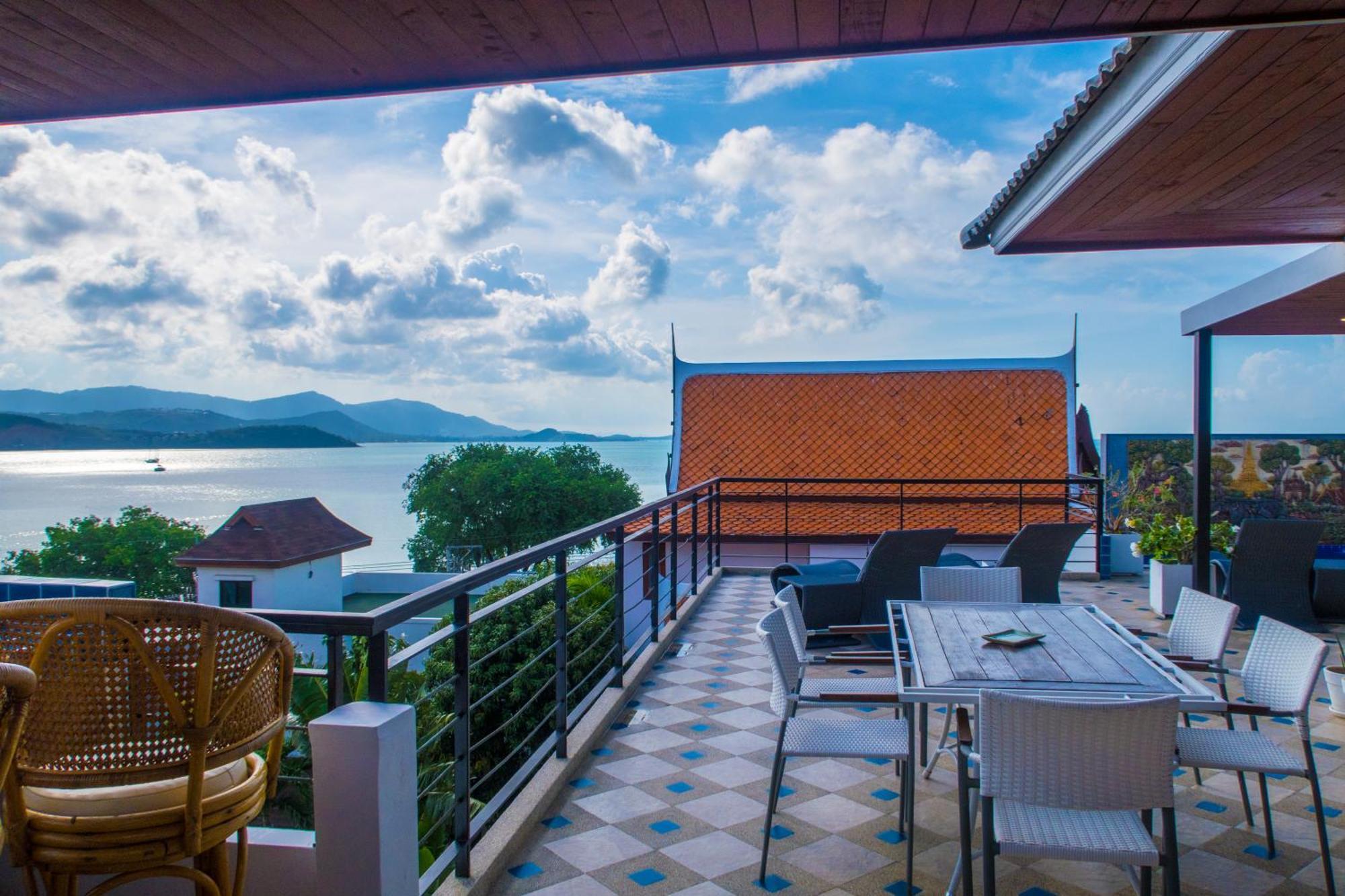 Celebrity Ocean View Villa Samui Bang Rak Beach  Exterior foto